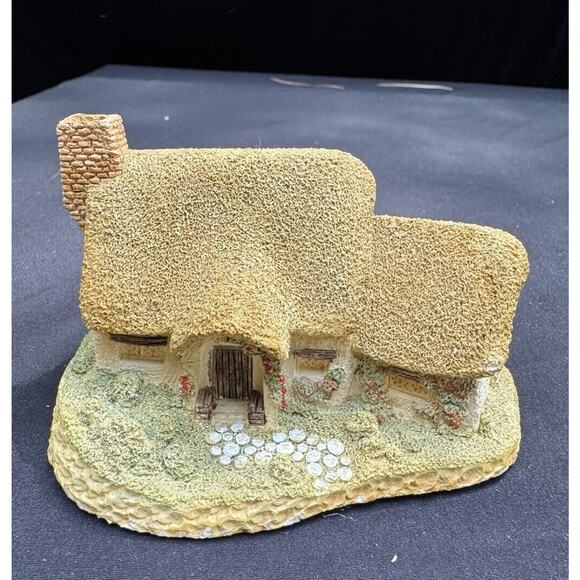 Vtg David Winter Rose Cottage Hand Made Hand Painted John Hine Studios 1980 -DW5 - Picture 2 of 8